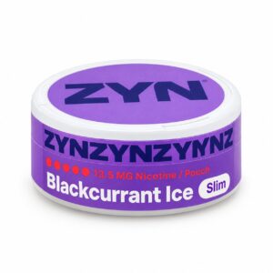 ZYN Nicotine Pouches Blackcurrant Ice 13.5mg Slim
