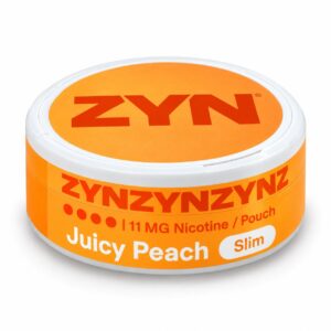 ZYN Nicotine Pouches Juicy Peaches 11mg Slim