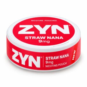 ZYN Nicotine Pouches Straw Nana 9mg